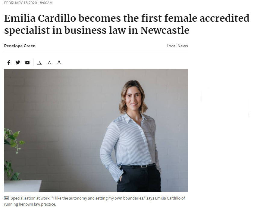 emilia-cardillo-accredited-specialist-business-law-lawyer-newcastle